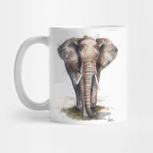 Elephant - Watercolor Wildlife Mug